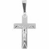 Krzyżyk srebrny z wizerunkiem Jezusa M132