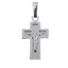 Krzyżyk srebrny z wizerunkiem Jezusa  MO033