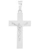Krzyżyk srebrny z wizerunkiem Jezusa MO142